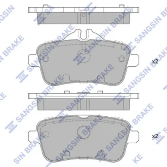 Колодки гальмівні задні MB ML250 CDI (W166) (11-) HI-Q SANGSIN SP1909