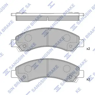 Колодки дискового тормоза SANGSIN SP2088