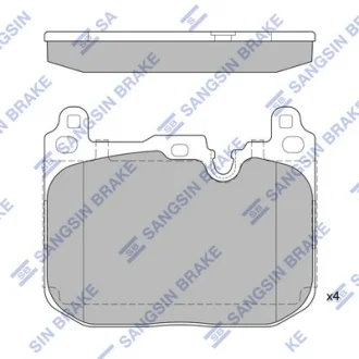 Колодки гальмівні передні Mini Cooper (F55) (14-) HI-Q SANGSIN SP2402A
