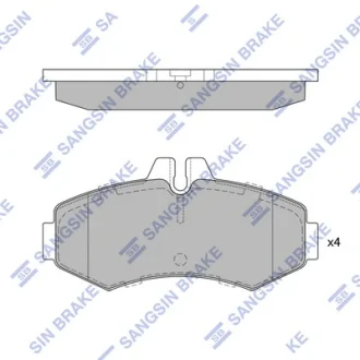 Колодки гальмівні передні MB Vito (-03) HI-Q SANGSIN SP4049