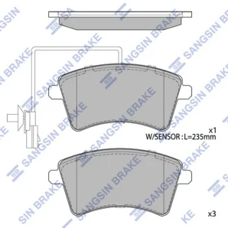 Колодки гальмівні передні Renault Kangoo (08-), Kangoo Express (11-) HI-Q SANGSIN SP4059A