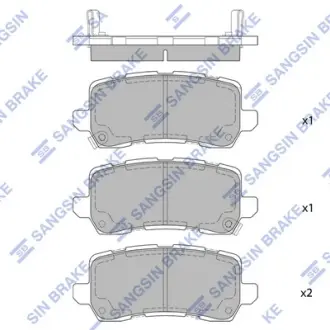 Колодки дискового тормоза SANGSIN SP4065
