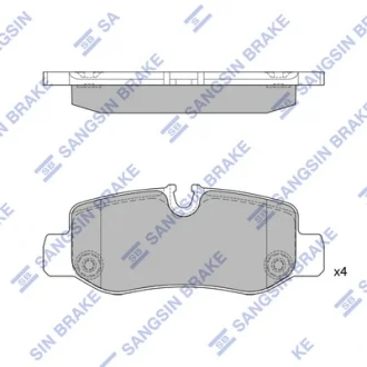 Комплект гальмівних колодок SANGSIN SP4130