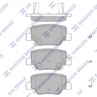 Колодки гальмівні дискові SANGSIN SP4142