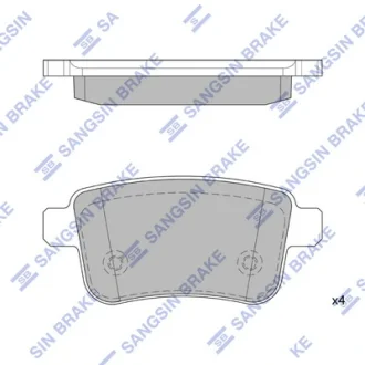 Комплект гальмівних колодок SANGSIN SP4158