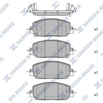 Колодки гальмівні дискові SANGSIN SP4176