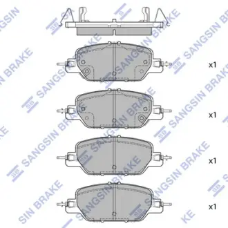 Колодки дискового тормоза SANGSIN SP4177