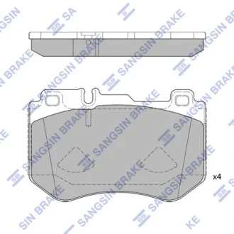 Колодки гальмівні передні MB C-CLASS (W205) (14-) HI-Q SANGSIN SP4192