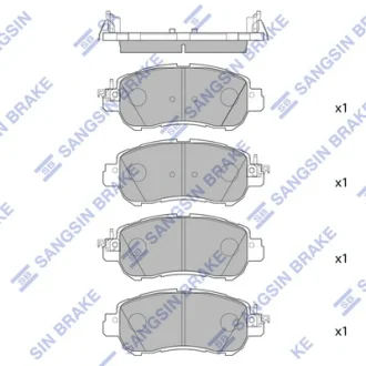 Колодки дискового тормоза SANGSIN SP4263