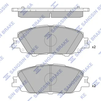 Колодки гальмівні передні Toyota Corolla (19-) HI-Q SANGSIN SP4340