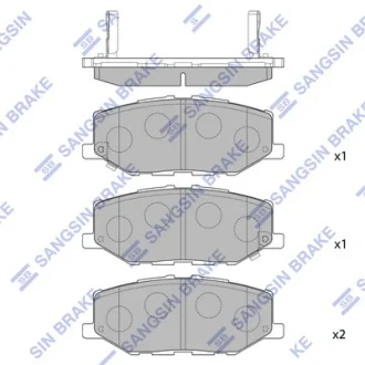 Колодки гальмівні передні Suzuki Jimny (19-) HI-Q SANGSIN SP4426