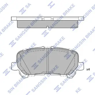 Колодки дискового тормоза SANGSIN SP4502
