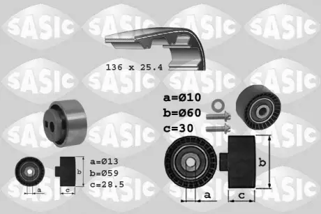 Комплект ремня ГРМ SASIC 1750005
