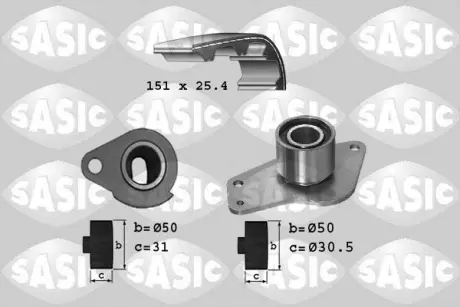 Комплект ремня ГРМ SASIC 1754013