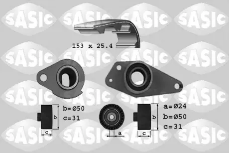 Комплект ремня ГРМ SASIC 1754018