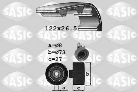 Комплект ремня ГРМ SASIC 1756042