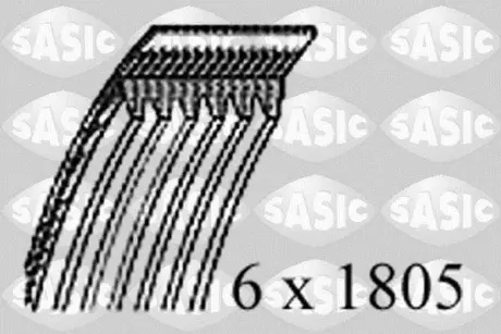 Поликлиновой ремень SASIC 1774049