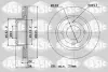 Тормозной диск SASIC 2464W14J (фото 1)