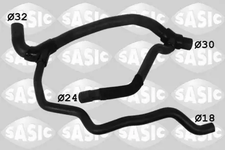 Патрубок радіатора нижний RENAULT Kangoo I Sasic SASIC 3404036