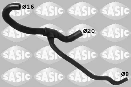 Патрубок системы охлаждения SASIC 3406263