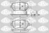 Колодки дискового тормоза SASIC 6214011 (фото 1)