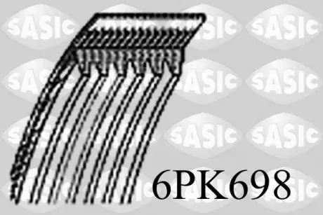 Ремінь полікліновий SASIC 6PK698