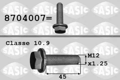 Автозапчасть SASIC 8704007