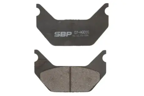 Гальмівні колодки, дискові SBP 07AG016