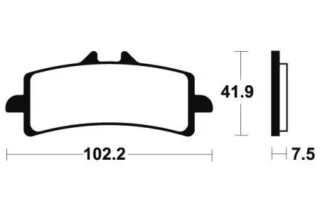 Гальмівні колодки SBS 841HS