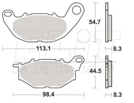 Гальмівні колодки SBS 931HS