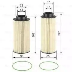 Fuel filter, cartridge set. Фильтр топливный, вставка, набор SCANIA 1736248