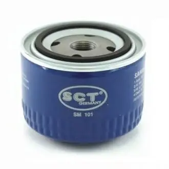 Oil filter, Spin-On. Фильтр масляный, накручиваемый SCT-GERMANY SM101