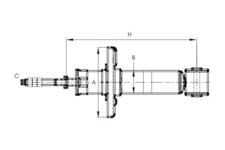 Амортизатор SCT-GERMANY Z1835G