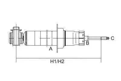 Амортизатор, ходова частина SCT-GERMANY Z2033G (фото 1)