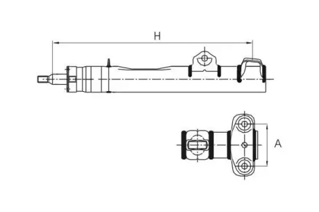 Амортизатор, ходовая часть SCT-GERMANY Z3729