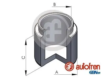 Поршень супорта гальмівного SEINSA AUTOFREN D025344