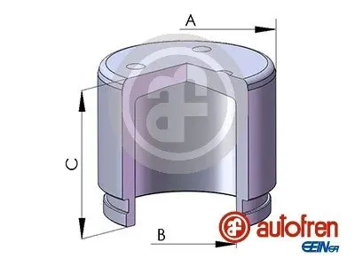 Поршень супорта (заднього) Toyota Land Cruiser 100/Lexus LX 98-08 (48x52mm) SEINSA AUTOFREN D025381