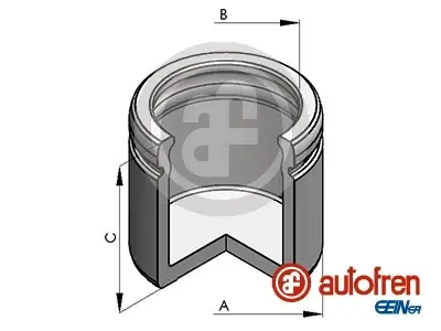 Поршень супорта пер. X5 06-/X6 08-/W251 06-/W463 12- (38x48mm)(ATE) SEINSA AUTOFREN D025548