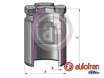Поршень супорта Tipo 16- (38x49mm)(Mando) SEINSA AUTOFREN D025805