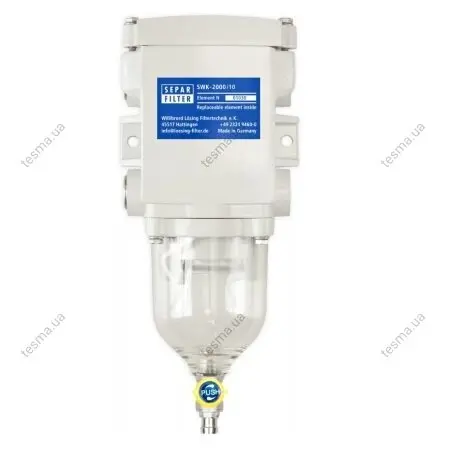 Diesel Fuel Filter / Water Separator. Сепаратор дизельного топлива SWK-2000/10 в сборе SEPAR FILTER 200010 (фото 1)