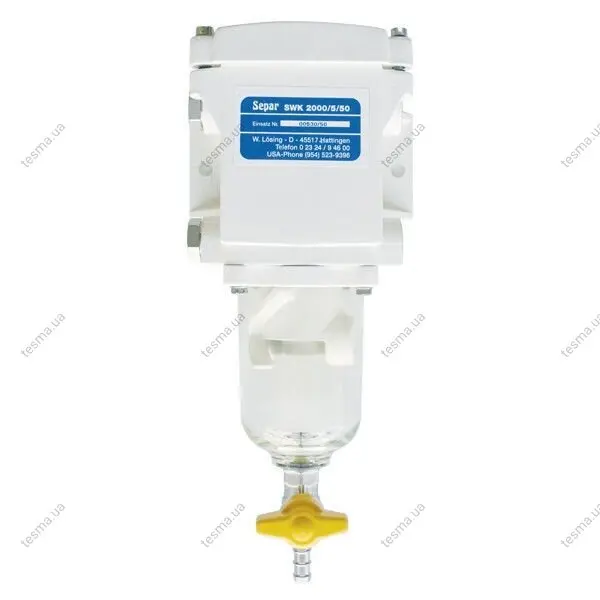 Diesel Fuel Filter / Water Separator. Сепаратор дизельного топлива SWK-2000/5/50 в сборе SEPAR FILTER 2000550 (фото 1)