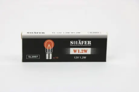 Лампа 12V W1.2W 1.2W W2x4.6d SHAFER SL2007