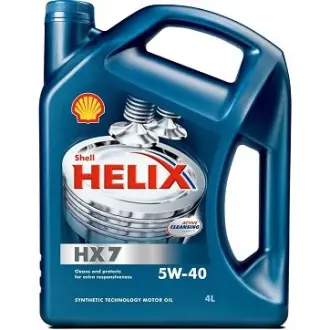 Олива моторна Helix HX7 5W-40 4л SHELL 550040513