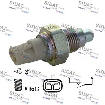 Reverse light switch. Выключатель фонаря заднего хода SIDAT 3234208 (фото 1)