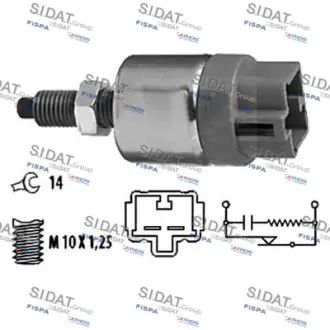 Brake light switch. Выключатель стоп сиганала SIDAT 5140029