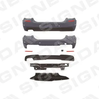 Бампер задній BMW 5 (F10/F11), 10 - 16 SIGNEDA PBM04066SET