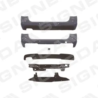 БАМПЕР ЗАДНИЙ SIGNEDA PBM04069SET