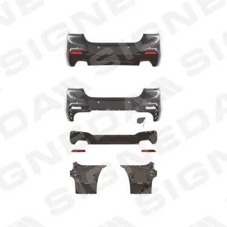 БАМПЕР ЗАДНИЙ SIGNEDA PBM04196ASET
