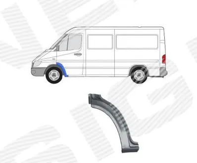 АРКА ПЕРЕДНЕГО КРЫЛА SIGNEDA PBZ10014BL
