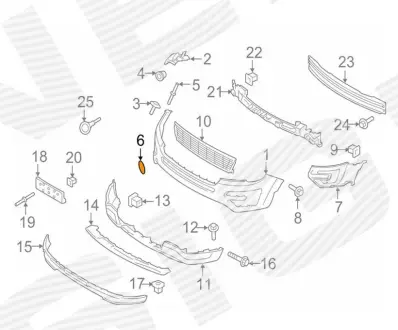 ЗАГЛУШКА КРЮКА SIGNEDA PFD99251CA